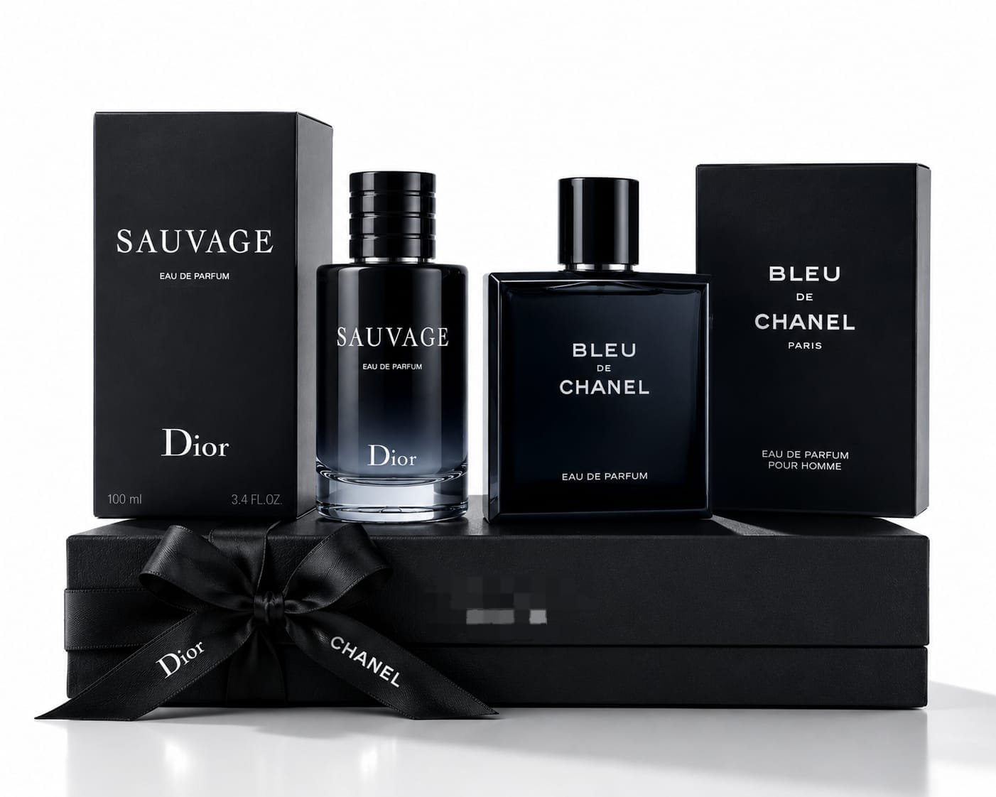 WhatsApp Image 2026-07-16 at 4.14.29 PM (2×100ml) BLEU DE CHANEL & DIOR SAUVAGE _ PERFUME BUNDLE _ With Box - الصورة 1