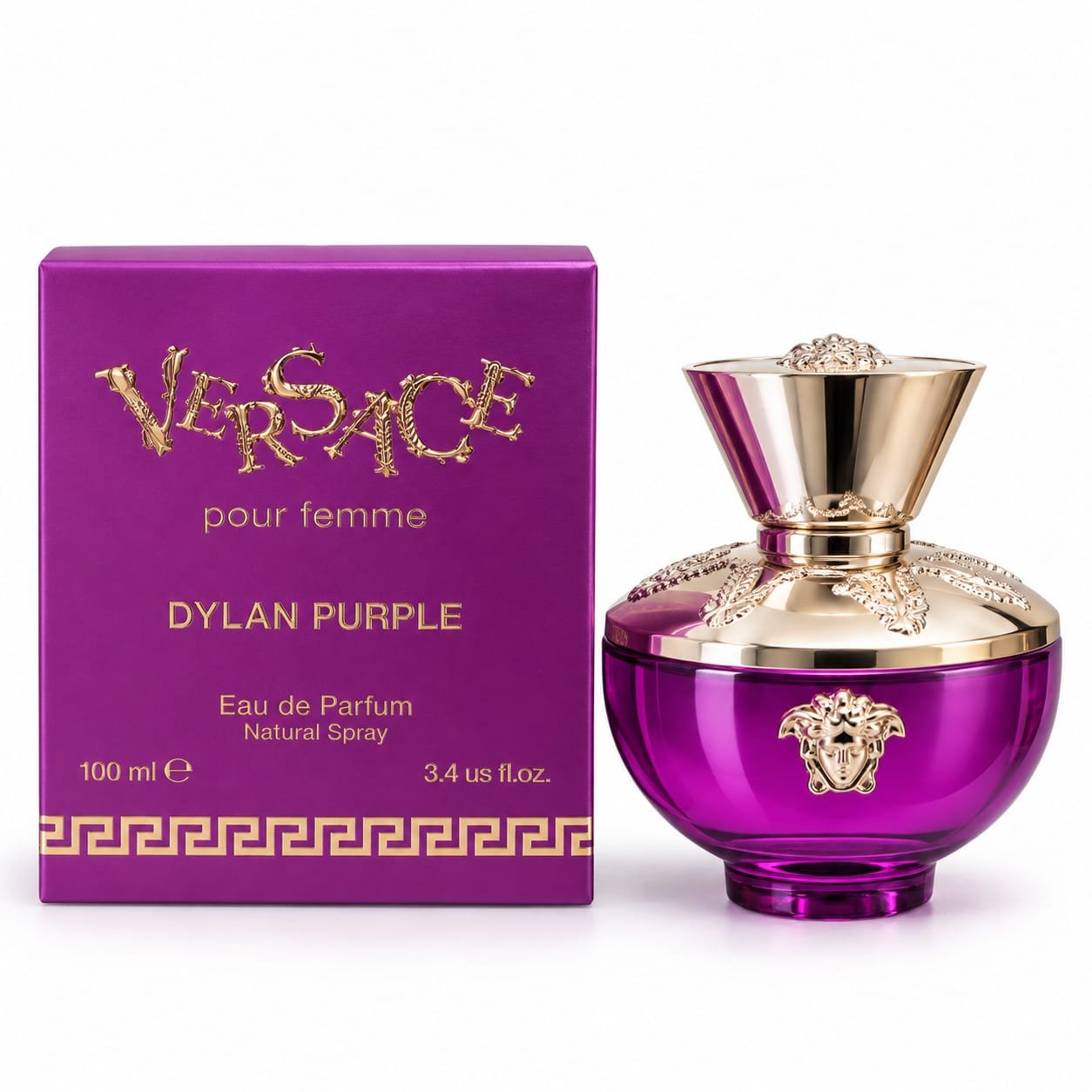 WhatsApp Image 2026-09-19 at 5.59.41 PM (3) VERSACE DYLAN PURPLE _ With box _ ( 100ml ) - الصورة 1