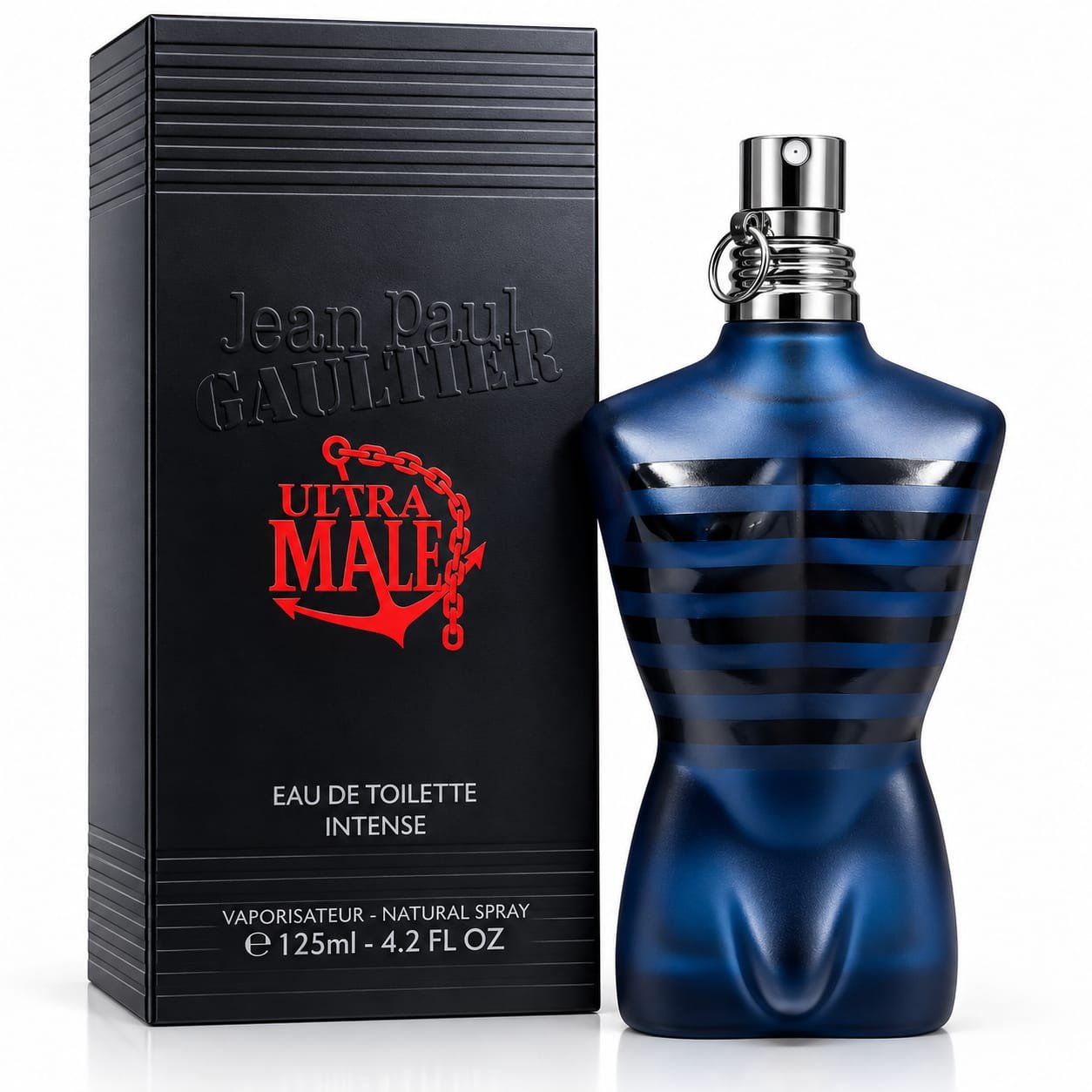 WhatsApp Image 2026-09-24 at 7.37.03 PM JEAN PAUL ULTRA MALE EDT INTENSE _ With box _ ( 125ml ) - الصورة 1