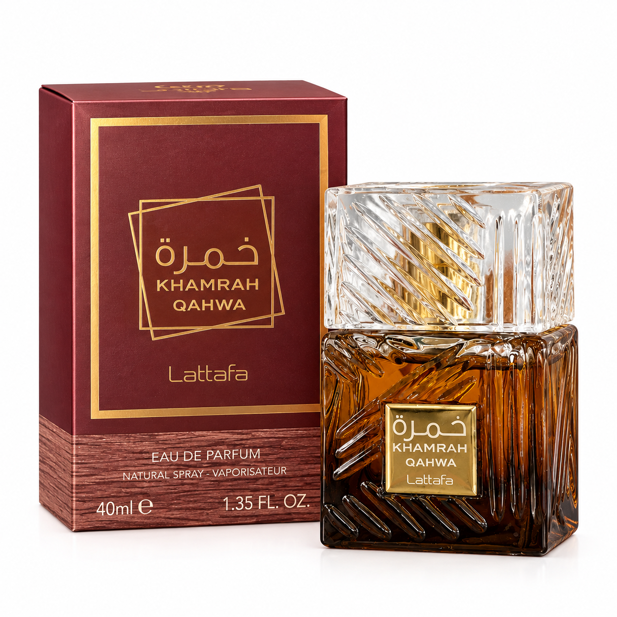 ba36a8fe-eed6-4b01-9292-ec62a98da646 KHAMRAH QAHWA _ LATTAFA _ With Box (40ml) - الصورة 1
