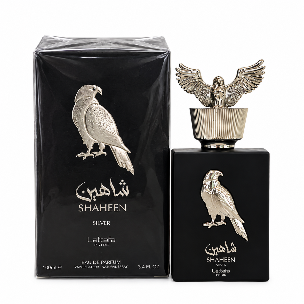 4ace9c11-442f-4ed9-a3af-d67c4387d286 SILVER شاهين _(100ML) LATTAFA PRIDE _ With Box - الصورة 1