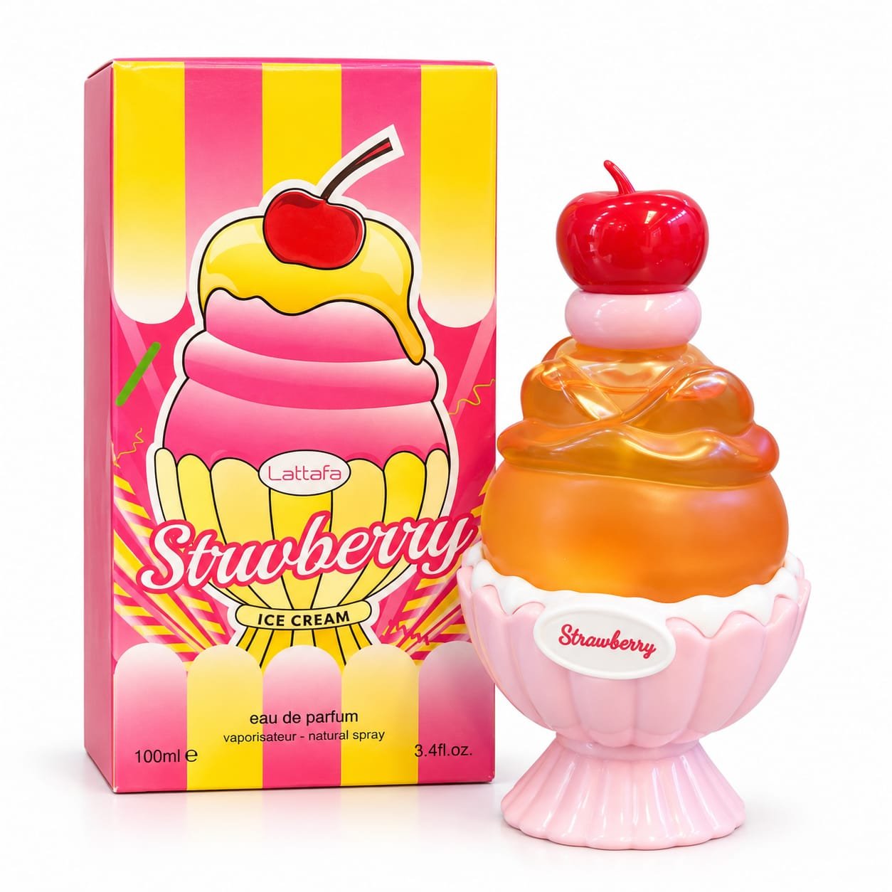 WhatsApp Image 2026-10-12 at 5.23.21 PM ICE CREAM STRAWBERRY_ With box _ ( 100ml ) - الصورة 1