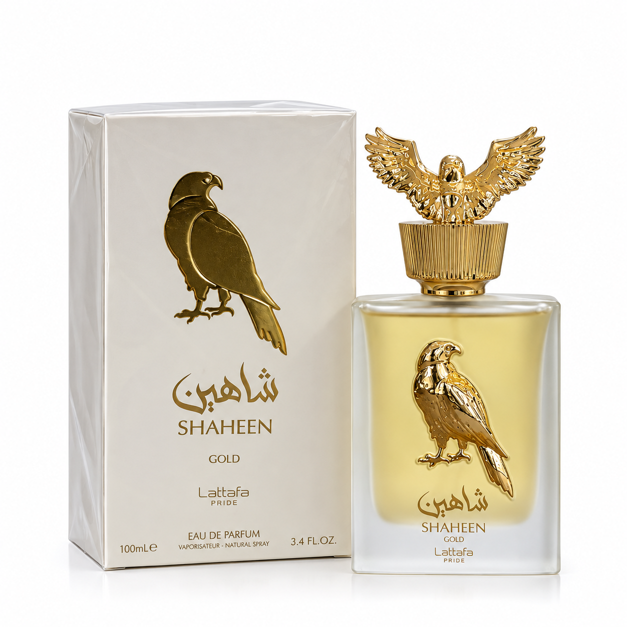 ca72f691-376c-4167-9ce9-50d4b437cc94 GOLD شاهين جولد _ (100ML)LATTAFA PRIDE _With Box - الصورة 1